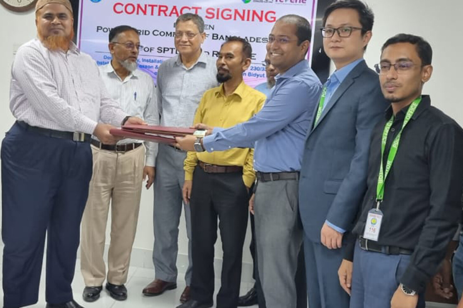 Contract Signing for GIS Substation at Char Fasson